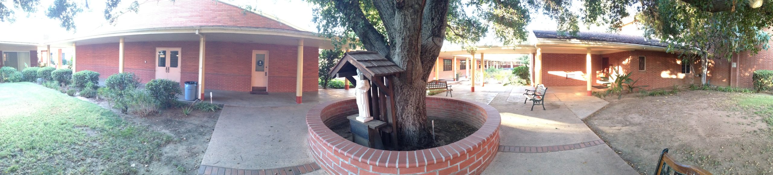 De Paul Center courtyard